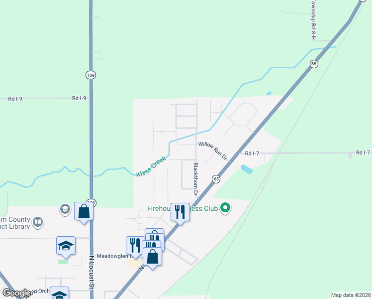 map of restaurants, bars, coffee shops, grocery stores, and more near 317 Blackthorn Drive in Ottawa