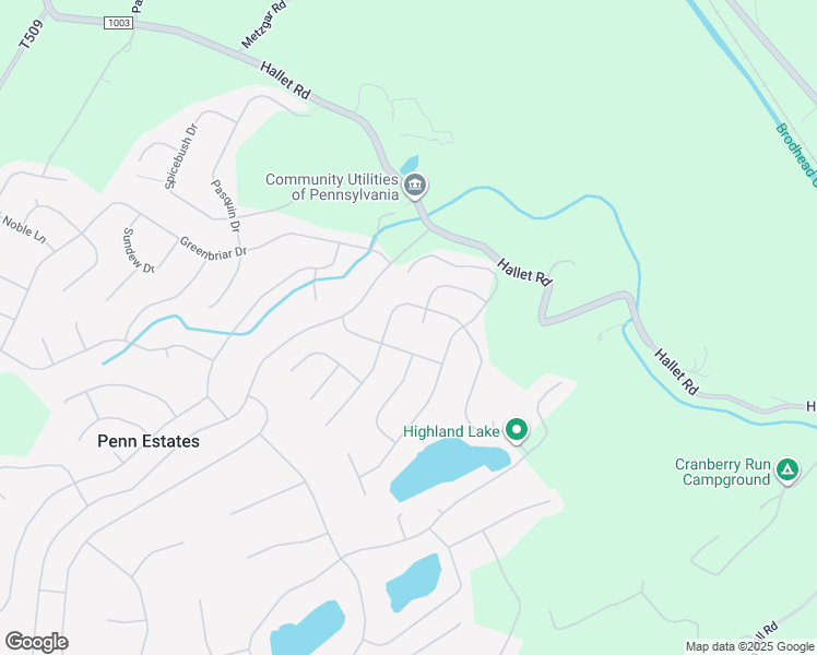 map of restaurants, bars, coffee shops, grocery stores, and more near 138 Clover Lane in East Stroudsburg