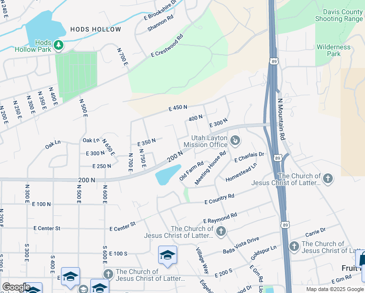 map of restaurants, bars, coffee shops, grocery stores, and more near 230 North 900 East in Kaysville