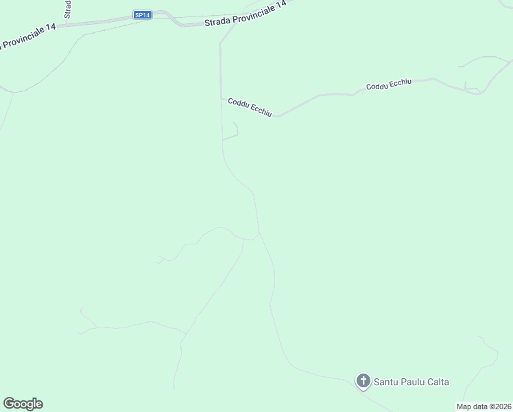 map of restaurants, bars, coffee shops, grocery stores, and more near 9 Via Paulu Calta in Provincia della Gallura Nord-Est Sardegna