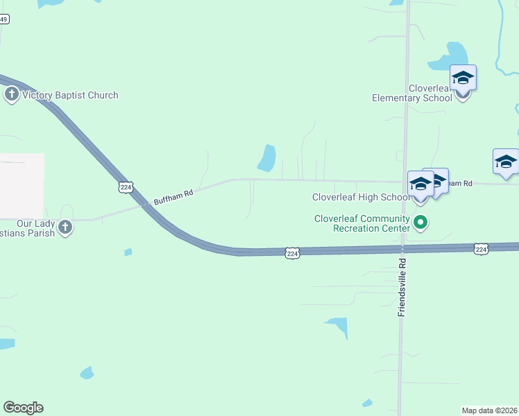 map of restaurants, bars, coffee shops, grocery stores, and more near 7914 Buffham Road in Lodi