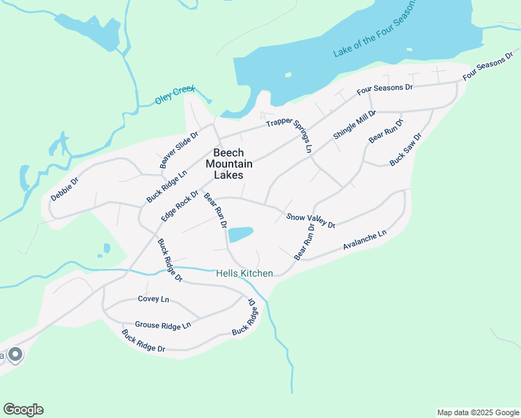 map of restaurants, bars, coffee shops, grocery stores, and more near 227 Snow Valley Drive in Drums