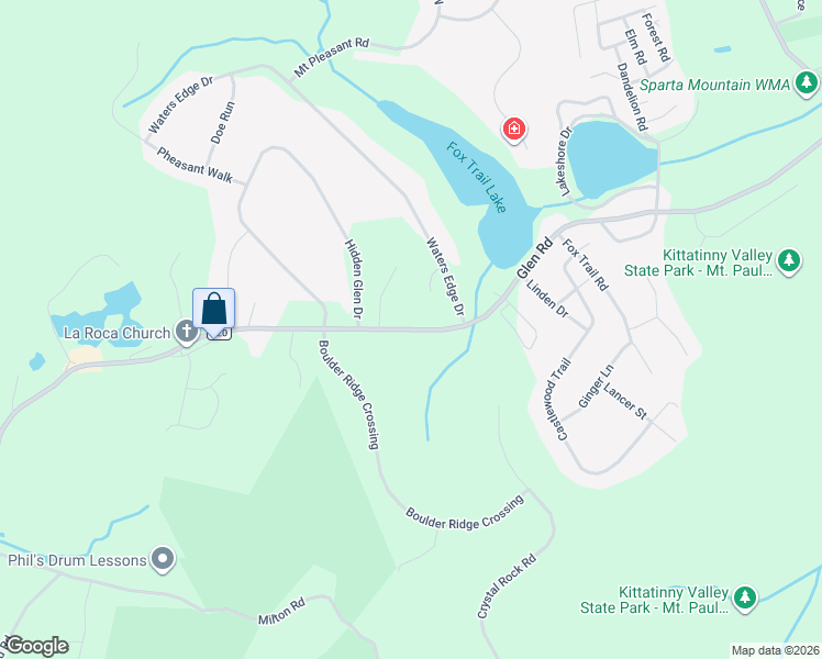 map of restaurants, bars, coffee shops, grocery stores, and more near 559 Glen Rd in Sparta