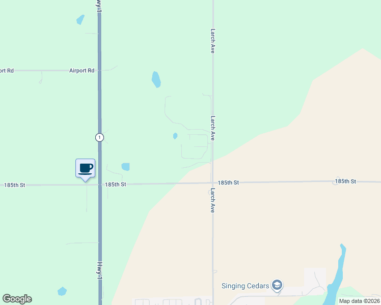 map of restaurants, bars, coffee shops, grocery stores, and more near 1790-1844 Larch Avenue in Fairfield