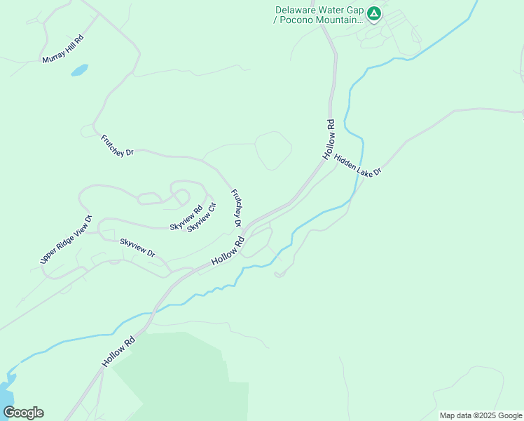 map of restaurants, bars, coffee shops, grocery stores, and more near 358 Hollow Road in East Stroudsburg