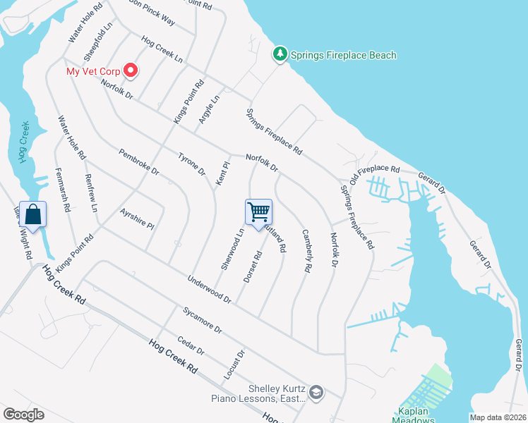 map of restaurants, bars, coffee shops, grocery stores, and more near 81 Rutland Road in East Hampton
