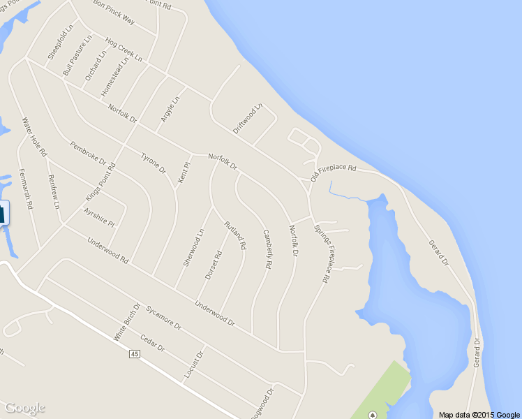 map of restaurants, bars, coffee shops, grocery stores, and more near 87 Camberly Road in East Hampton