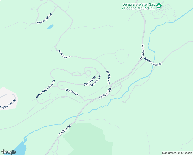 map of restaurants, bars, coffee shops, grocery stores, and more near 40 Skyview Drive in East Stroudsburg