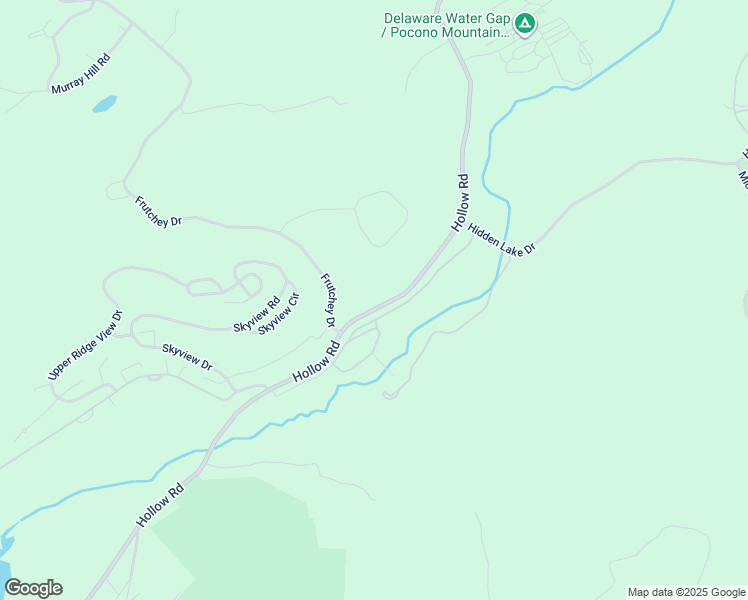 map of restaurants, bars, coffee shops, grocery stores, and more near 5-7 Hollow Road in East Stroudsburg