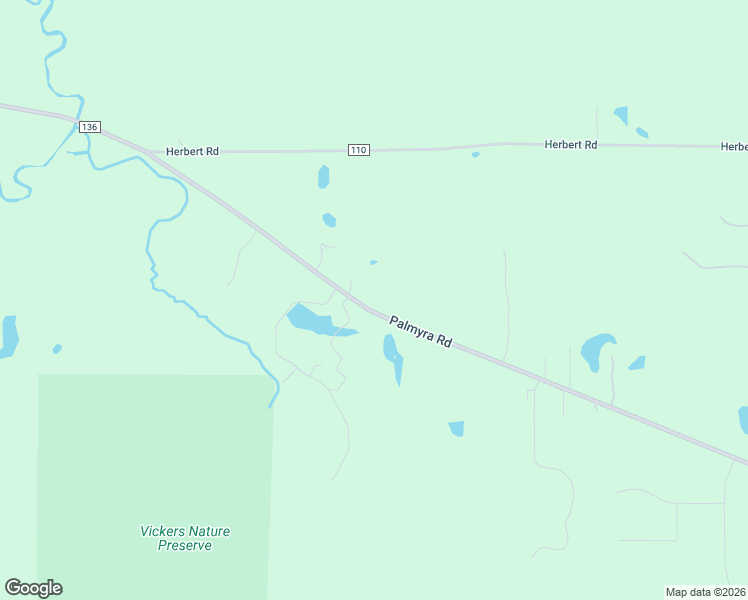 map of restaurants, bars, coffee shops, grocery stores, and more near 8750 North Palmyra Road in Canfield