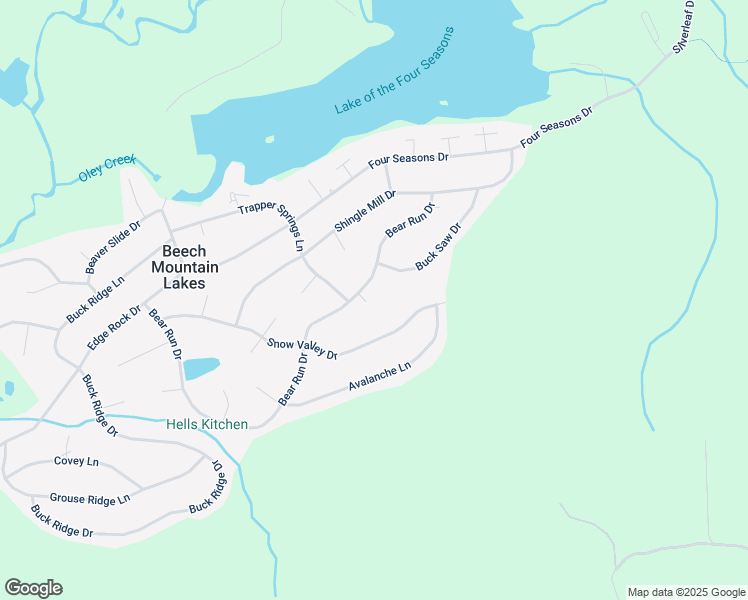 map of restaurants, bars, coffee shops, grocery stores, and more near 204 Bear Run Circle in Drums