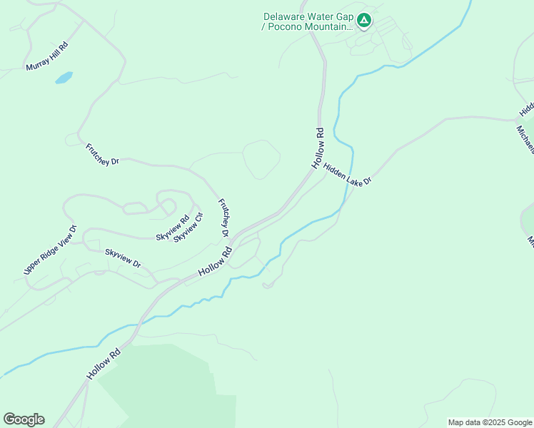 map of restaurants, bars, coffee shops, grocery stores, and more near 346 Hollow Road in East Stroudsburg