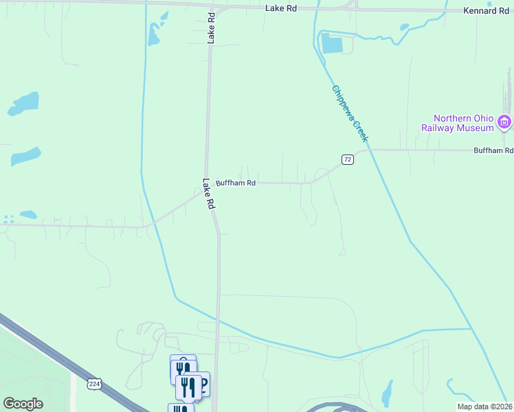 map of restaurants, bars, coffee shops, grocery stores, and more near 5956 Buffham Road in Seville