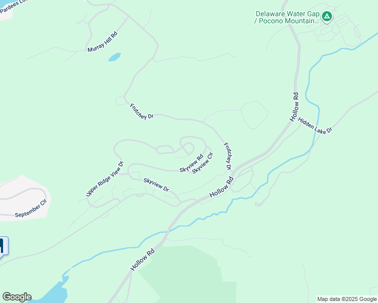 map of restaurants, bars, coffee shops, grocery stores, and more near 56 Lower Ridgeview Circle in East Stroudsburg
