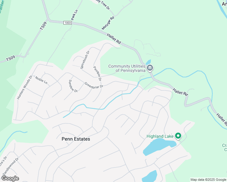 map of restaurants, bars, coffee shops, grocery stores, and more near 453 Somerset Drive in East Stroudsburg