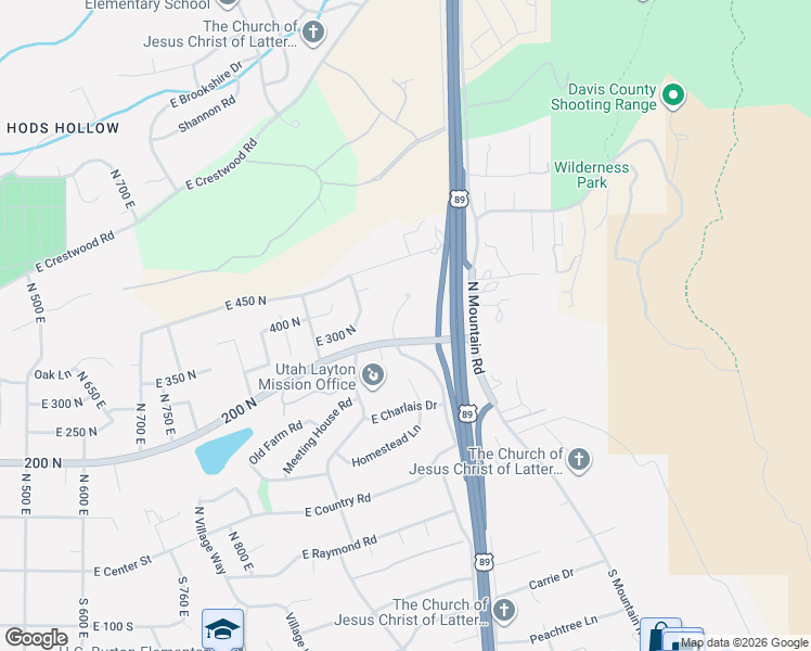 map of restaurants, bars, coffee shops, grocery stores, and more near 1168 East 400 North in Fruit Heights