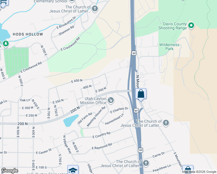 map of restaurants, bars, coffee shops, grocery stores, and more near 373 Coventry Circle in Fruit Heights