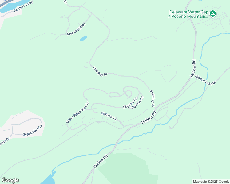 map of restaurants, bars, coffee shops, grocery stores, and more near Ridgeview Circle in Monroe County