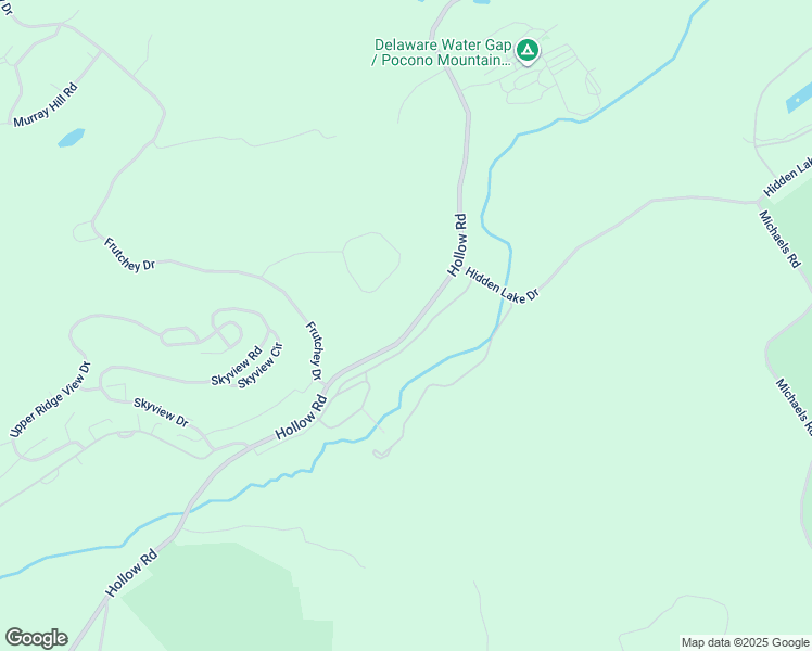 map of restaurants, bars, coffee shops, grocery stores, and more near 330 Hollow Road in East Stroudsburg
