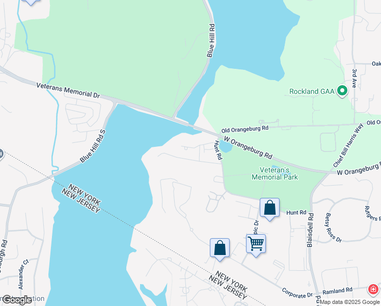 map of restaurants, bars, coffee shops, grocery stores, and more near 31 Hunt Road in Orangeburg