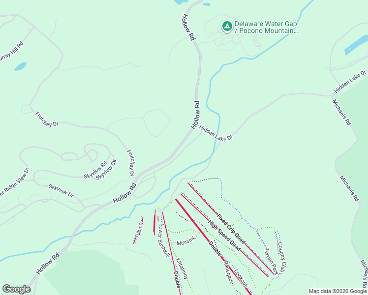 map of restaurants, bars, coffee shops, grocery stores, and more near 324 T461 in East Stroudsburg