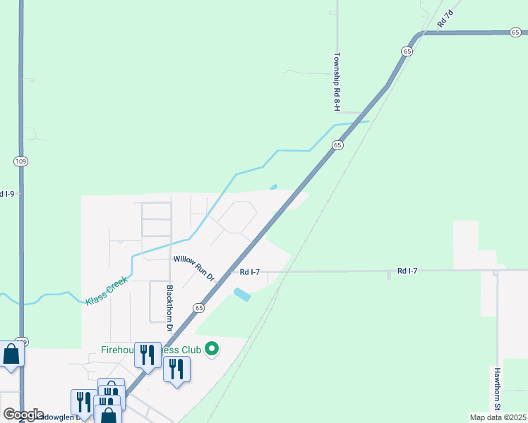 map of restaurants, bars, coffee shops, grocery stores, and more near 216 Charloe Circle in Ottawa
