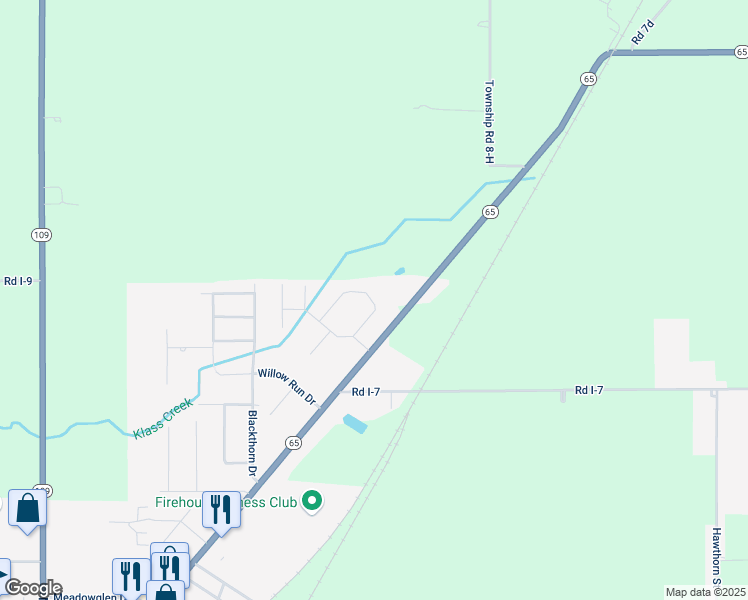 map of restaurants, bars, coffee shops, grocery stores, and more near 216 Charloe Circle in Ottawa
