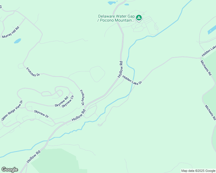 map of restaurants, bars, coffee shops, grocery stores, and more near 324 Hollow Road in East Stroudsburg