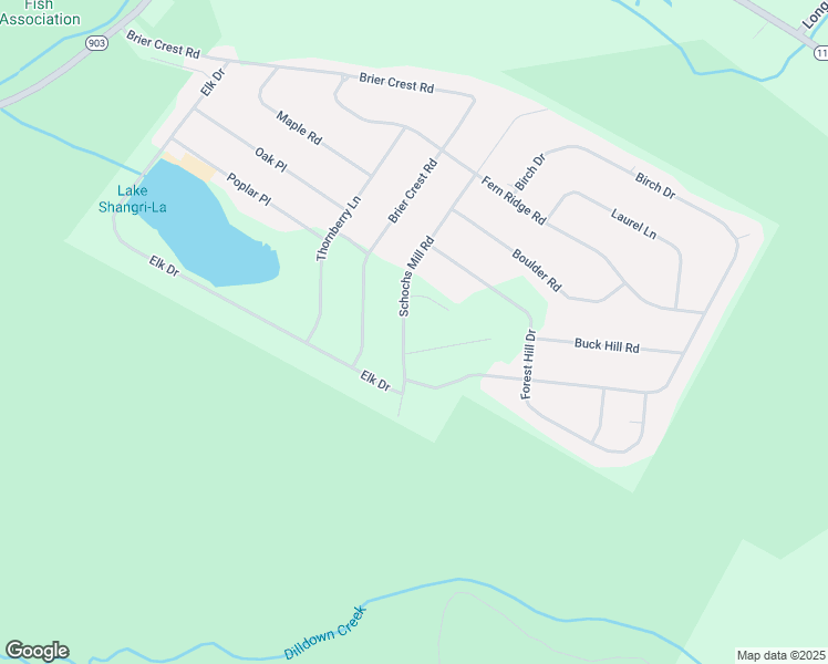 map of restaurants, bars, coffee shops, grocery stores, and more near 63 Schochs Mill Road in Albrightsville