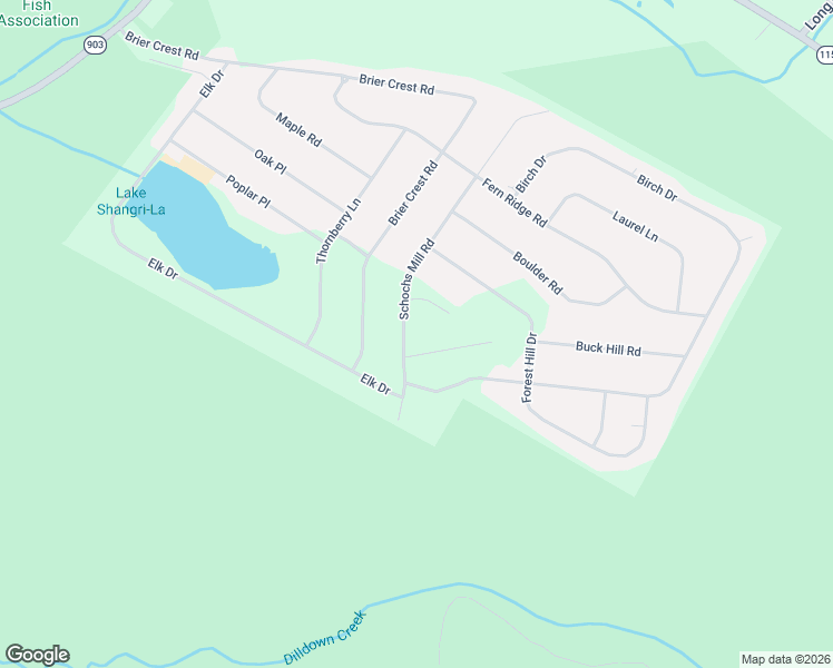 map of restaurants, bars, coffee shops, grocery stores, and more near 116 Blueberry Run in Blakeslee