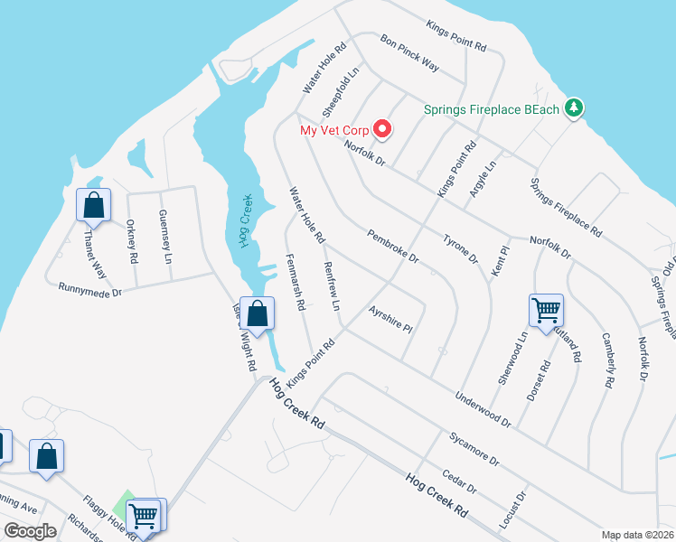 map of restaurants, bars, coffee shops, grocery stores, and more near 27 Renfrew Lane in East Hampton
