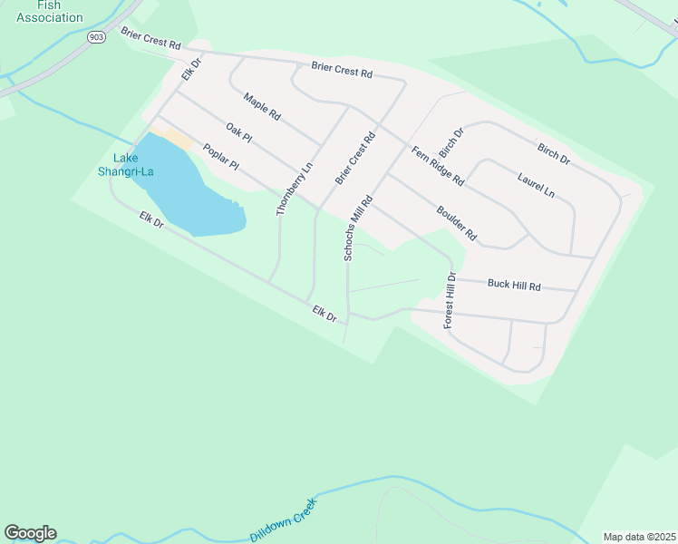 map of restaurants, bars, coffee shops, grocery stores, and more near 63 Schochs Mill Road in Albrightsville