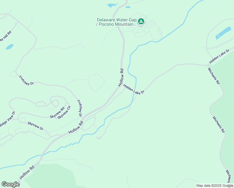 map of restaurants, bars, coffee shops, grocery stores, and more near 315 Hollow Road in East Stroudsburg