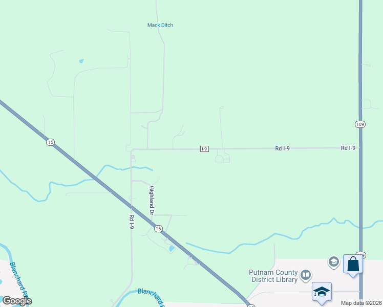 map of restaurants, bars, coffee shops, grocery stores, and more near 10037 Road I-9 in Ottawa
