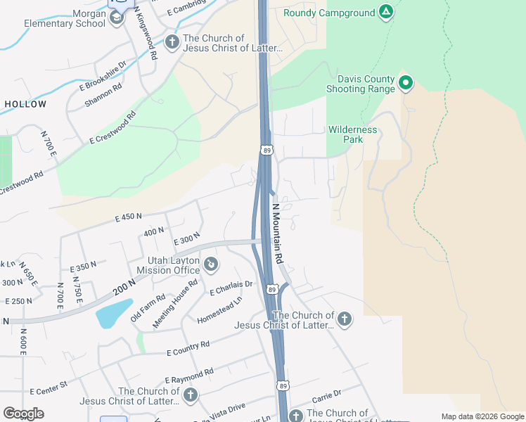 map of restaurants, bars, coffee shops, grocery stores, and more near 497 North 1300 East in Fruit Heights
