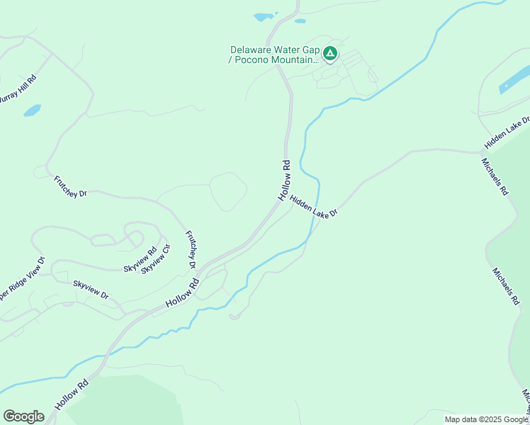 map of restaurants, bars, coffee shops, grocery stores, and more near 316 Hollow Road in East Stroudsburg