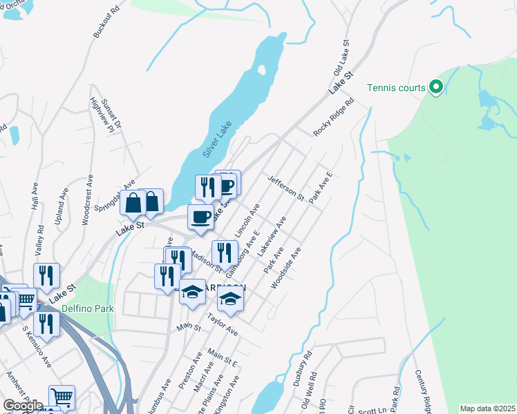 map of restaurants, bars, coffee shops, grocery stores, and more near 217 Gainsborg Avenue East in Harrison