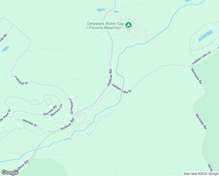 map of restaurants, bars, coffee shops, grocery stores, and more near 108 Hidden Lake Drive in East Stroudsburg
