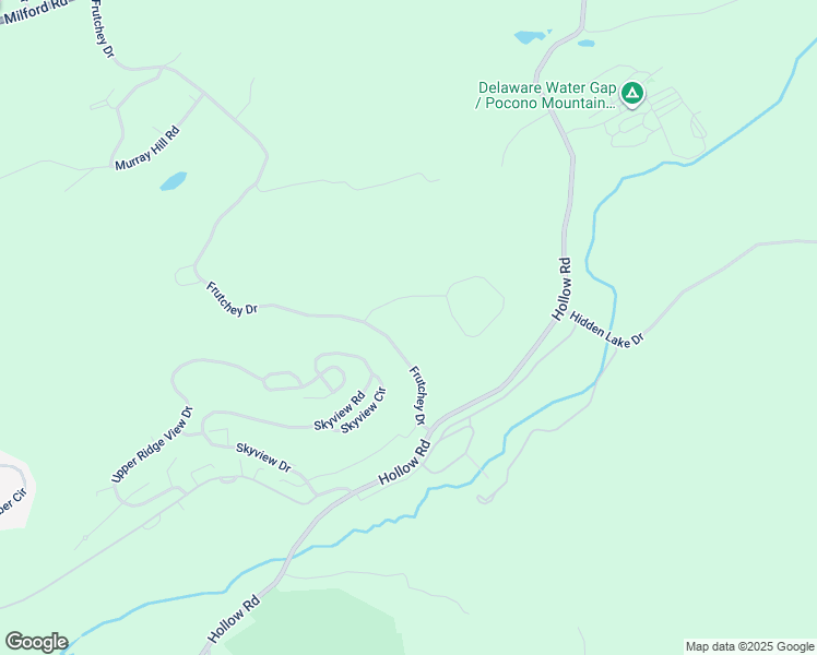map of restaurants, bars, coffee shops, grocery stores, and more near 144 Frutchey Drive in East Stroudsburg