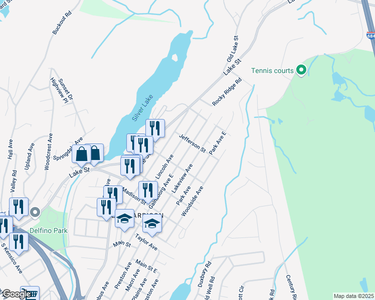 map of restaurants, bars, coffee shops, grocery stores, and more near 255 Gainsborg Avenue East in Harrison