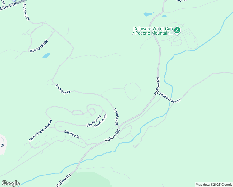 map of restaurants, bars, coffee shops, grocery stores, and more near 144 Frutchey Drive in East Stroudsburg