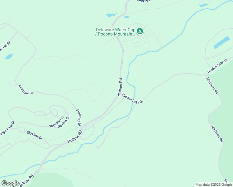 map of restaurants, bars, coffee shops, grocery stores, and more near 304 Hollow Road in East Stroudsburg