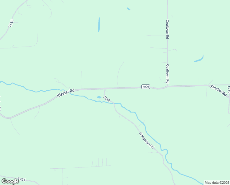 map of restaurants, bars, coffee shops, grocery stores, and more near 1021 Kiester Road in Slippery Rock