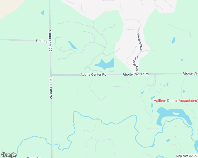 map of restaurants, bars, coffee shops, grocery stores, and more near 14709 Aboite Center Road in Fort Wayne
