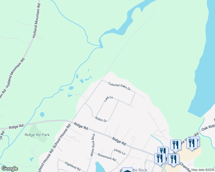 map of restaurants, bars, coffee shops, grocery stores, and more near 4 Colonial Oaks Drive in Jefferson