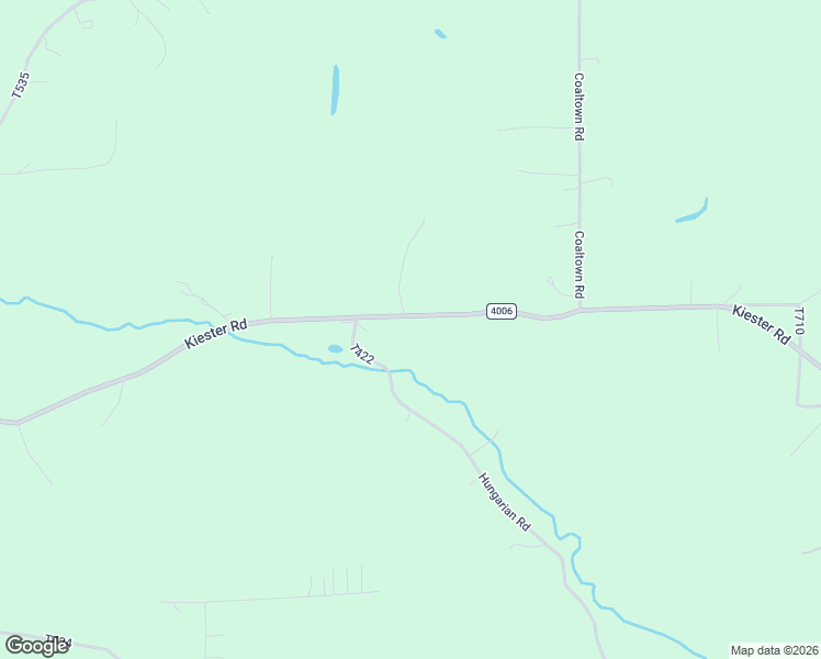 map of restaurants, bars, coffee shops, grocery stores, and more near 1021 Kiester Road in Slippery Rock