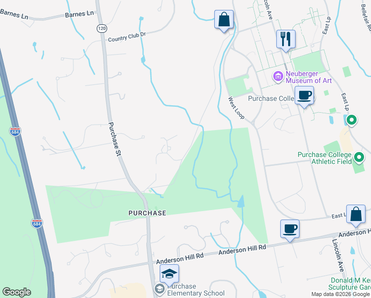 map of restaurants, bars, coffee shops, grocery stores, and more near 26 Cottage Avenue in Harrison