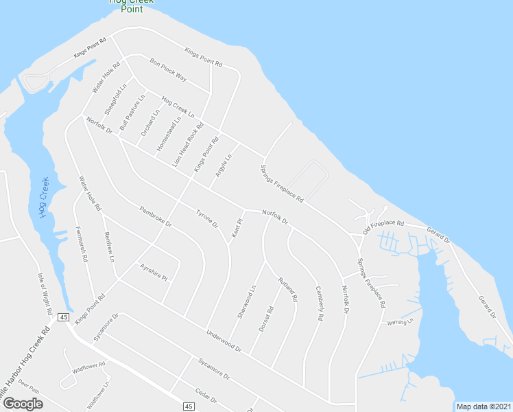 map of restaurants, bars, coffee shops, grocery stores, and more near 133 Norfolk Drive in East Hampton