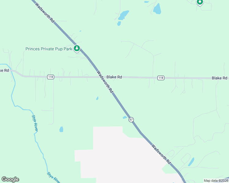 map of restaurants, bars, coffee shops, grocery stores, and more near 8421 Wadsworth Road in Wadsworth