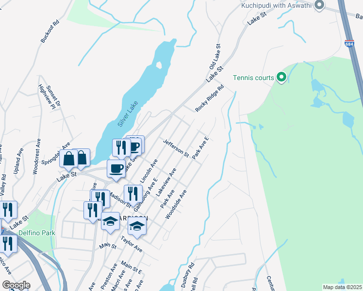 map of restaurants, bars, coffee shops, grocery stores, and more near 255 Gainsborg Avenue East in Harrison